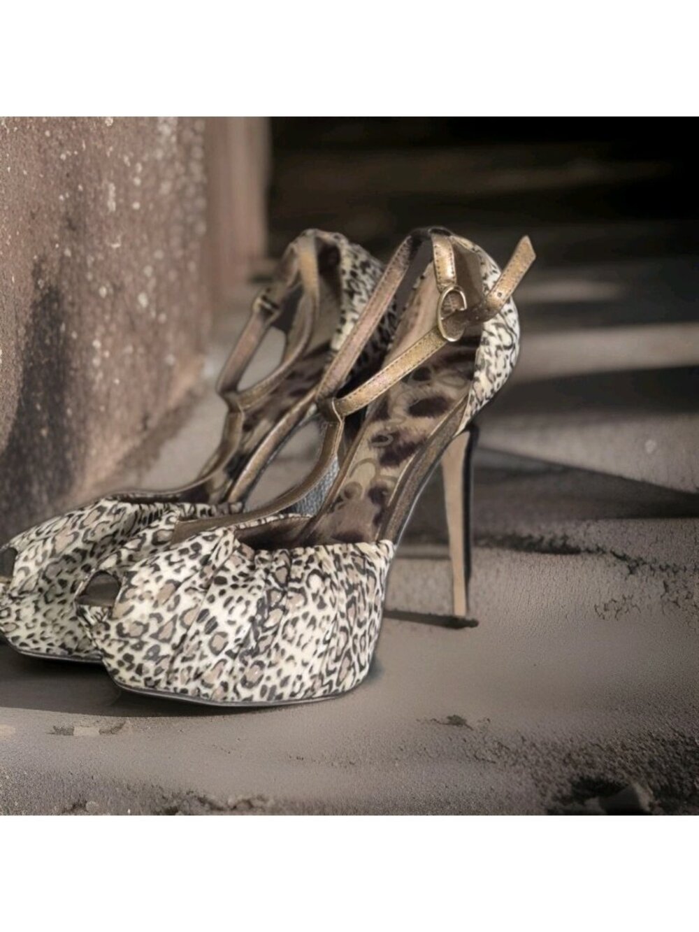 Sam Edelman 'McKenna' Genuine Leather Platform Pump Heels  Women’s Size 9